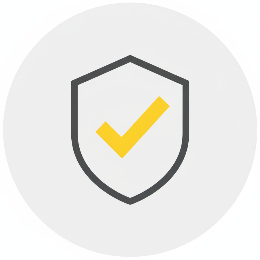 shield with tick